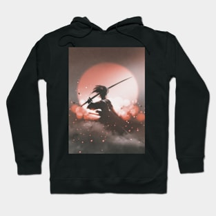 Samurai with sword Hoodie